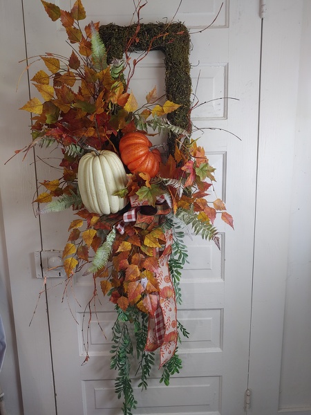 Fall Silk Wreath 14 from Lazy Daisy Flowers and Gifts in Keysville, VA