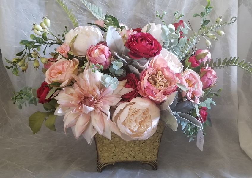 Spring Silk Arrangement 19 from Lazy Daisy Flowers and Gifts in Keysville, VA