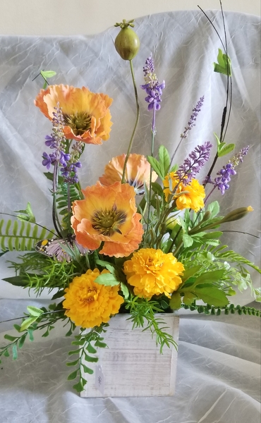 Spring Silk Arrangement 3 from Lazy Daisy Flowers and Gifts in Keysville, VA