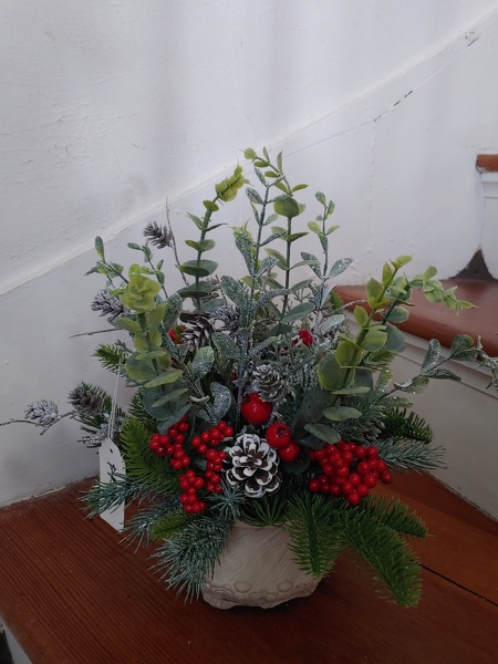 Winter Arrangement 4 from Lazy Daisy Flowers and Gifts in Keysville, VA