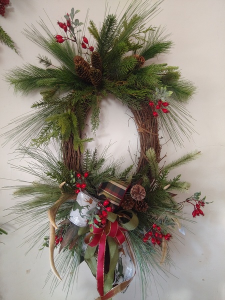 Winter Wreath 4 from Lazy Daisy Flowers and Gifts in Keysville, VA